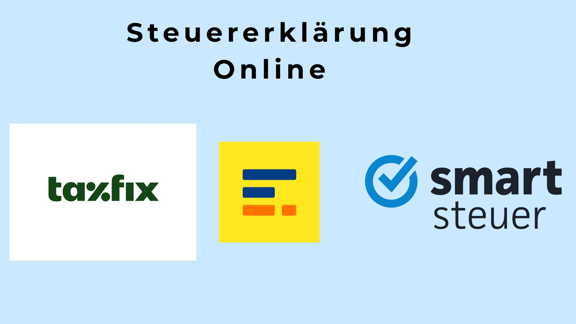 Onlineportale Steuererklärung
